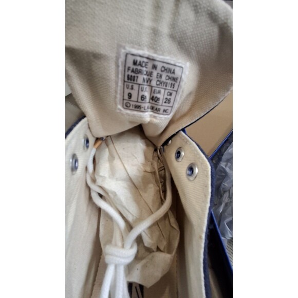 LA Gear womens tennis shoes, 1995, navy blue, new with box, US size 9 - Picture 3 of 9